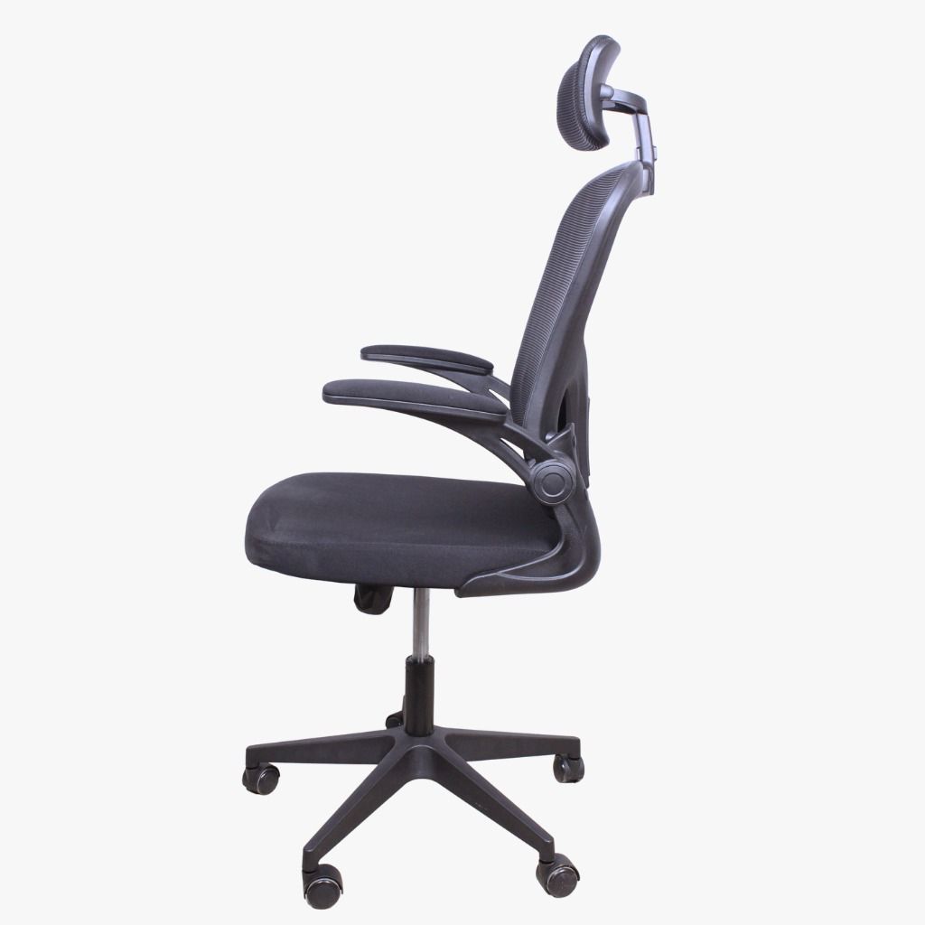 Ergonomic Mesh Office Chair with Headrest (Premium Grey)